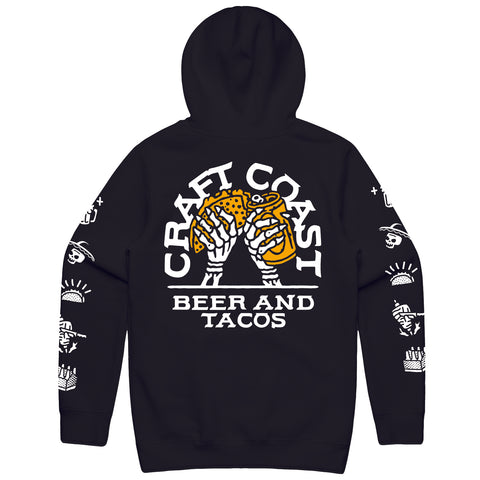 Craft Coast Beer and Tacos Hoodie