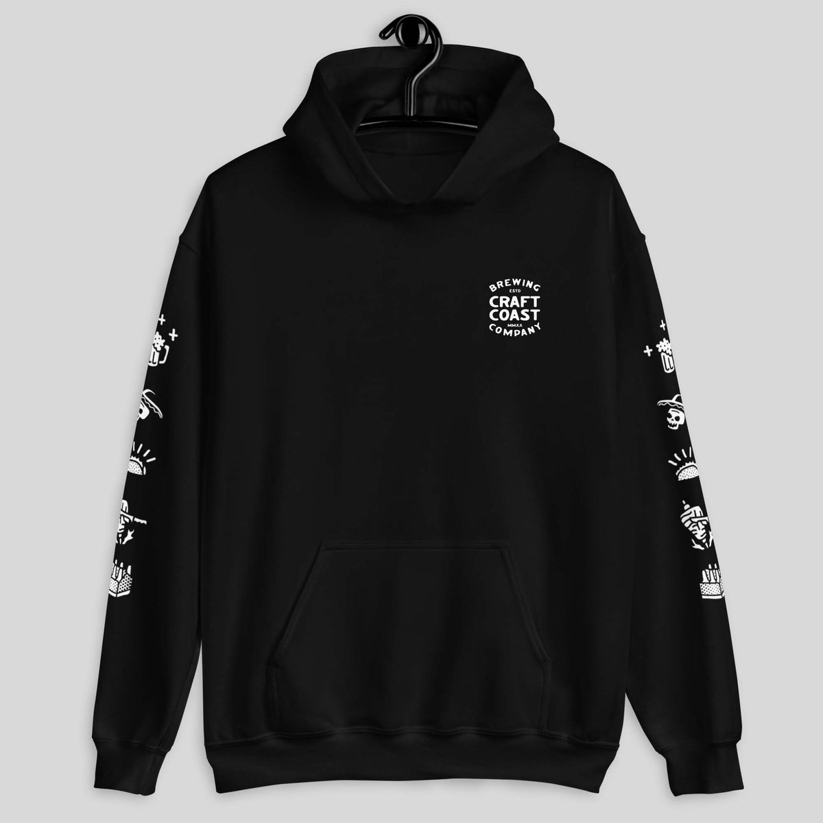 Craft Coast Beer and Tacos Hoodie