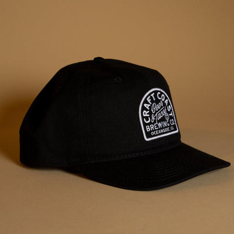 Craft Coast Beer and Tacos Hat - Black